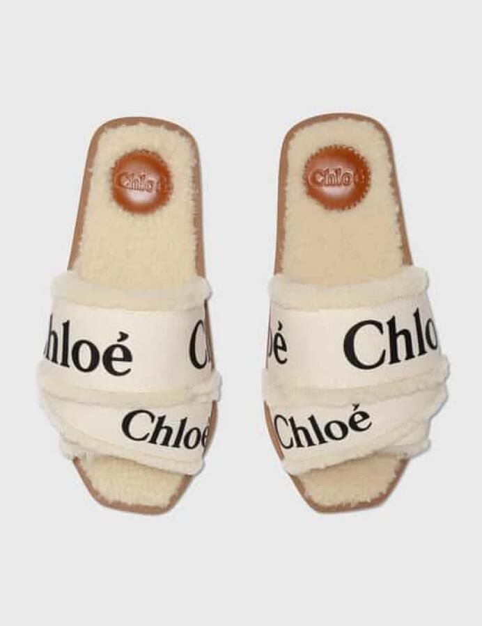 Chloé Woody Shearling Sandal - Foto 2