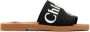 Chloé Vierkante Neus Platte Sandalen Black Dames - Thumbnail 1