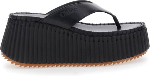 Chloé Zwarte Sandalen 10X Nama