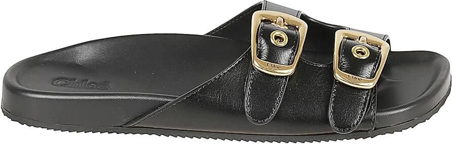 Chloé Zwarte Sandalen Polly Stijl