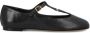 Chloé Zwarte Sneakers Leren Ballerina Flats - Thumbnail 1