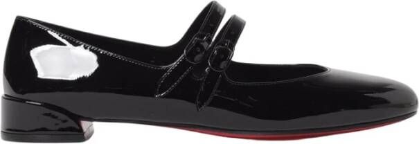 Christian Louboutin Ballerina`s van lakleer