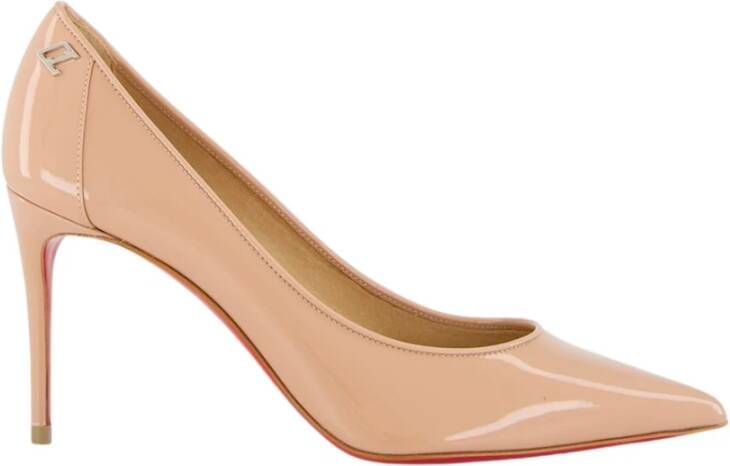 Christian Louboutin Blush Beige Patent Leren Pumps