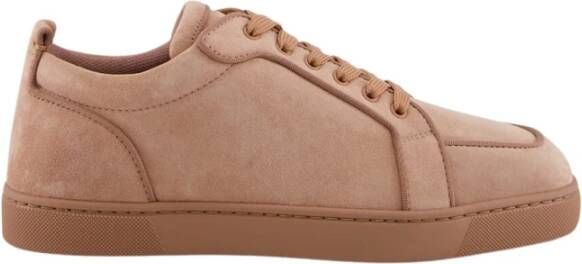 Christian Louboutin Bruine Suède Basketbalsneakers