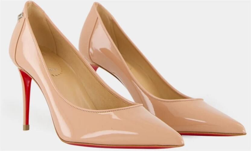 Christian Louboutin Blush Beige Patent Leren Pumps