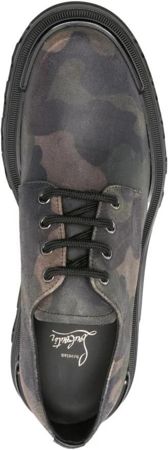 Christian Louboutin Camouflage Lace-Up Platform Boots - Foto 2