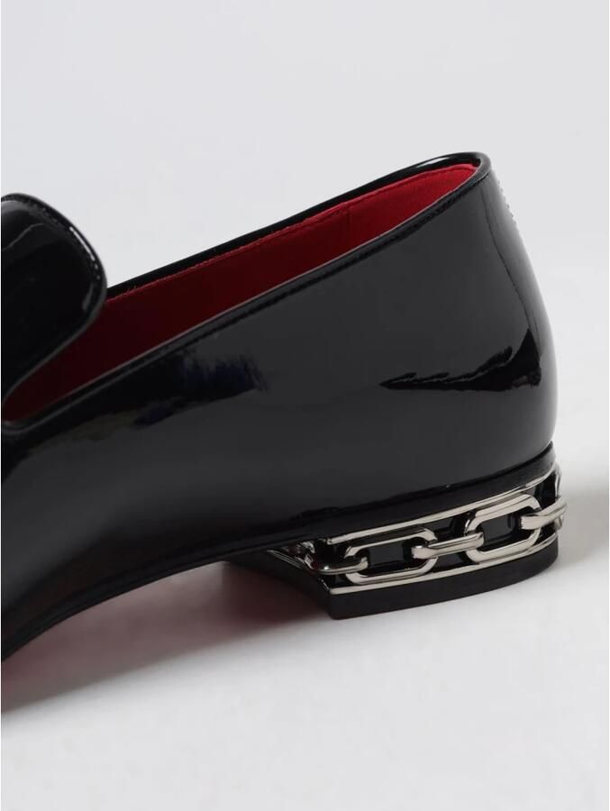 Christian Louboutin Chain Loafer Patent Leather SlipOn