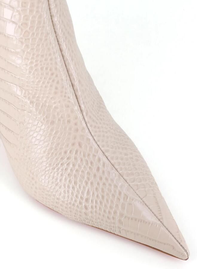 Christian Louboutin Semi-shine Ankelboot met Reptiel-effect - Foto 2