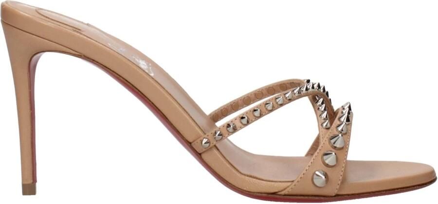 Christian Louboutin Sandalen Tatoosh Spikes 85 Kid Lining in beige