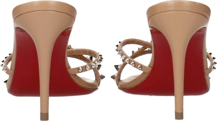 Christian Louboutin Sandalen Tatoosh Spikes 85 Kid Lining in beige