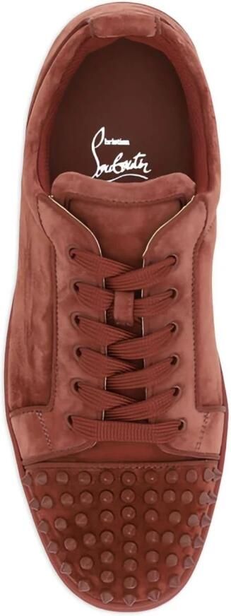 Christian Louboutin Suede Spiked Low-Top Sneakers - Foto 2