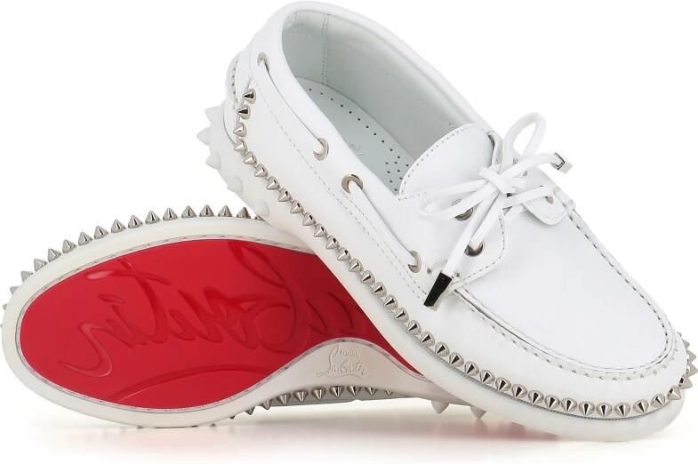 Christian Louboutin Witte bootschoenen met studs White Dames - Foto 2