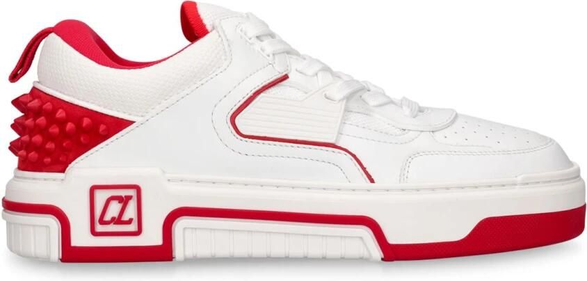 Christian Louboutin Witte sneakers met rode details