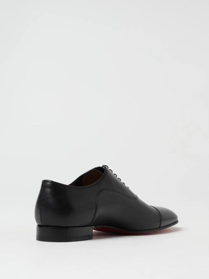 Christian Louboutin Zwarte Oxford Leren Brogue Schoenen