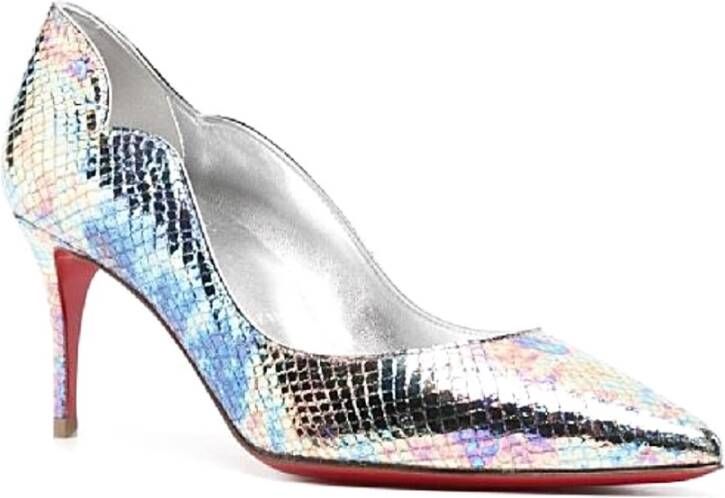 Christian Louboutin Metallic Leren Hot Chick Pumps Multicolor Dames