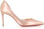 Christian Louboutin Goudroze Gelamineerde Leren Hakken - Thumbnail 1