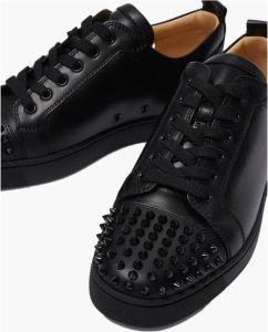 Christian Louboutin Hoogwaardige leren sneakers met elegante studs Zwart Heren