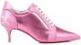 Christian Louboutin Leren Lace-Up Pumps met Logo Detail Pink Dames - Thumbnail 5