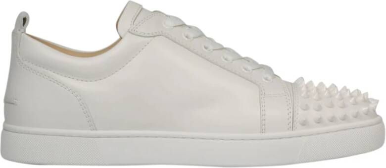 Christian Louboutin Louis Junior Spikes Sportschoenen White Heren