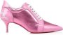 Christian Louboutin Leren Lace-Up Pumps met Logo Detail Pink Dames - Thumbnail 13