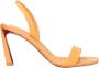 Christian Louboutin Oranje Stiletto Hakken Sandalen - Thumbnail 3