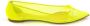 Christian Louboutin Zonneschijn Geel Mesh Platte Elegantie Yellow Dames - Thumbnail 8