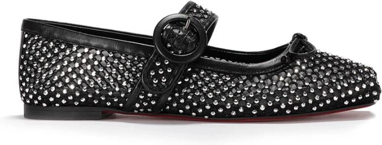 Christian Louboutin Platte Resille Pumps Black Dames
