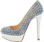Christian Louboutin Pre-owned Denim heels Blue Dames - Thumbnail 1