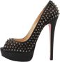 Christian Louboutin Pre-owned Denim heels Gray Dames - Thumbnail 1