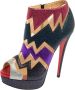 Christian Louboutin Pre-owned Fabric boots Multicolor Dames - Thumbnail 1