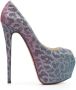 Christian Louboutin Pre-owned Fabric heels Blue Dames - Thumbnail 1