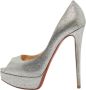 Christian Louboutin Pre-owned Fabric heels Gray Dames - Thumbnail 1