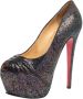 Christian Louboutin Pre-owned Fabric heels Multicolor Dames - Thumbnail 1