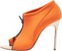 Christian Louboutin Pre-owned Fabric heels Orange Dames - Thumbnail 1