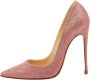 Christian Louboutin Pre-owned Fabric heels Pink Dames - Thumbnail 1