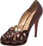 Christian Louboutin Pre-owned Fabric heels Red Dames - Thumbnail 1