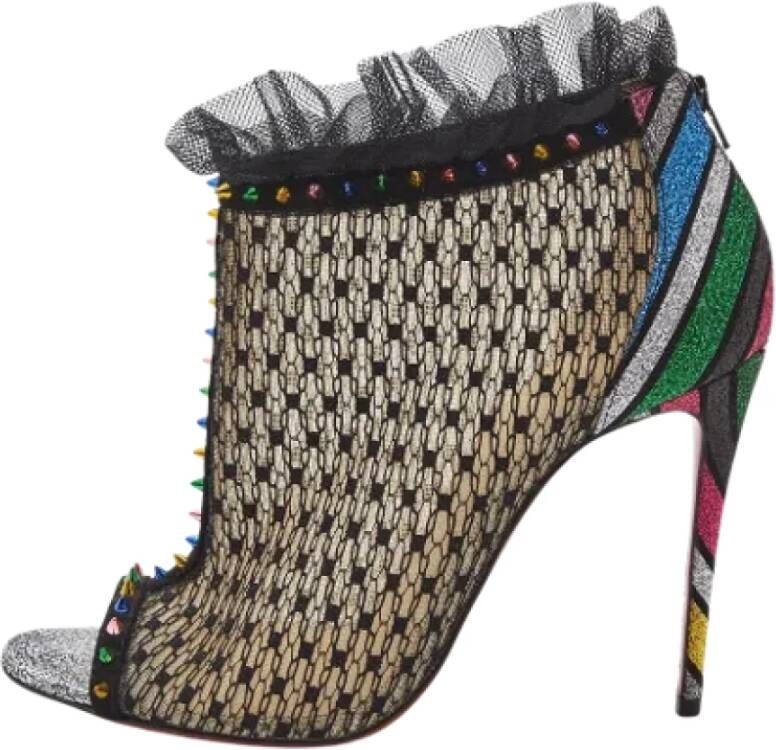 Christian Louboutin Pre-owned Lace boots Multicolor Dames
