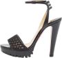 Christian Louboutin Pre-owned Lace sandals Black Dames - Thumbnail 1