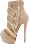 Christian Louboutin Pre-owned Leather boots Beige Dames - Thumbnail 1