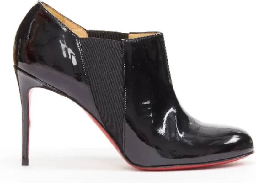 Christian Louboutin Pre-owned Leather boots Black Dames