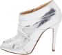 Christian Louboutin Pre-owned Leather boots Gray Dames - Thumbnail 1