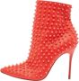Christian Louboutin Pre-owned Leather boots Red Dames - Thumbnail 1
