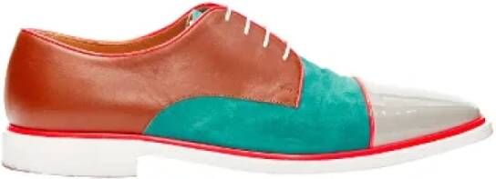 Christian Louboutin Pre-owned Leather flats Multicolor Dames