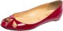 Christian Louboutin Pre-owned Leather flats Pink Dames - Thumbnail 1