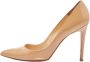 Christian Louboutin Pre-owned Leather heels Beige Dames - Thumbnail 1