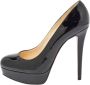 Christian Louboutin Pre-owned Leather heels Black Dames - Thumbnail 1