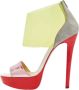 Christian Louboutin Pre-owned Leather heels Multicolor Dames - Thumbnail 1