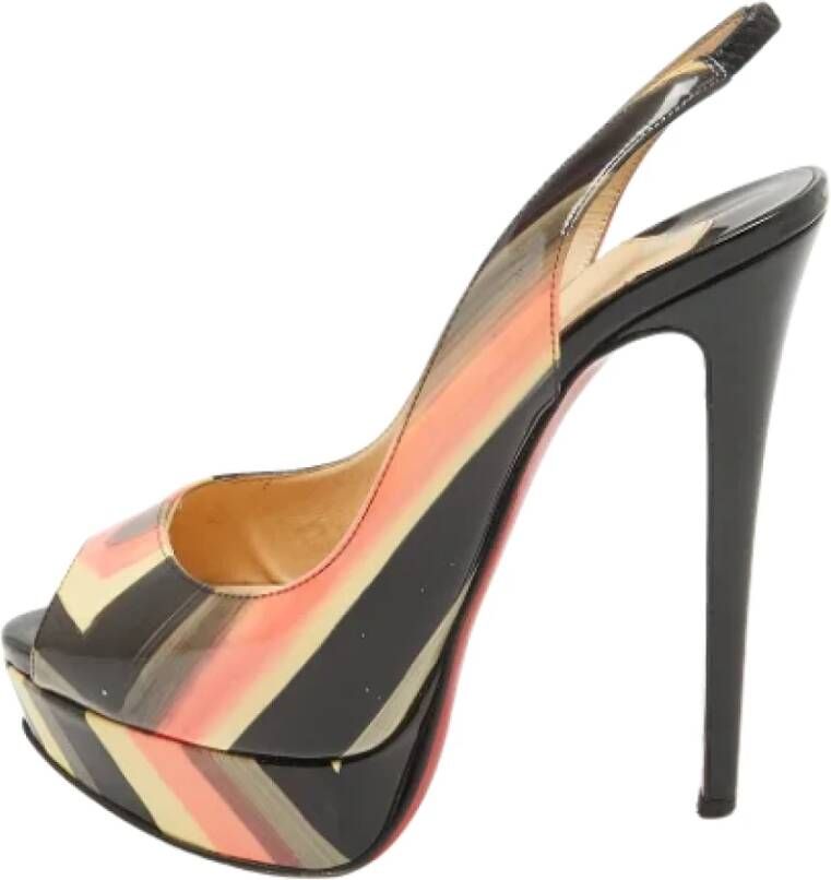 Christian Louboutin Pre-owned Leather heels Multicolor Dames