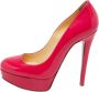 Christian Louboutin Pre-owned Leather heels Pink Dames - Thumbnail 1
