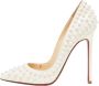 Christian Louboutin Pre-owned Leather heels White Dames - Thumbnail 1